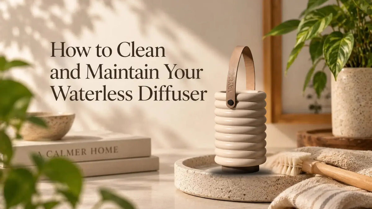 How to Clean and Maintain Your Waterless Diffuser